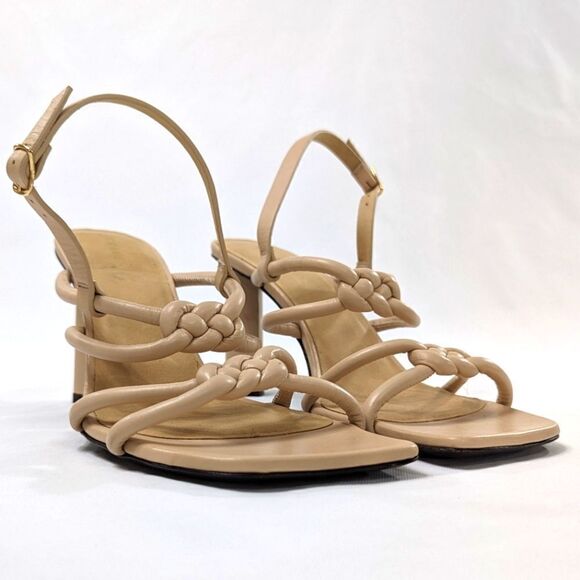 Le Hendrix Leather Sling Back Sandals - Picture 3 of 13
